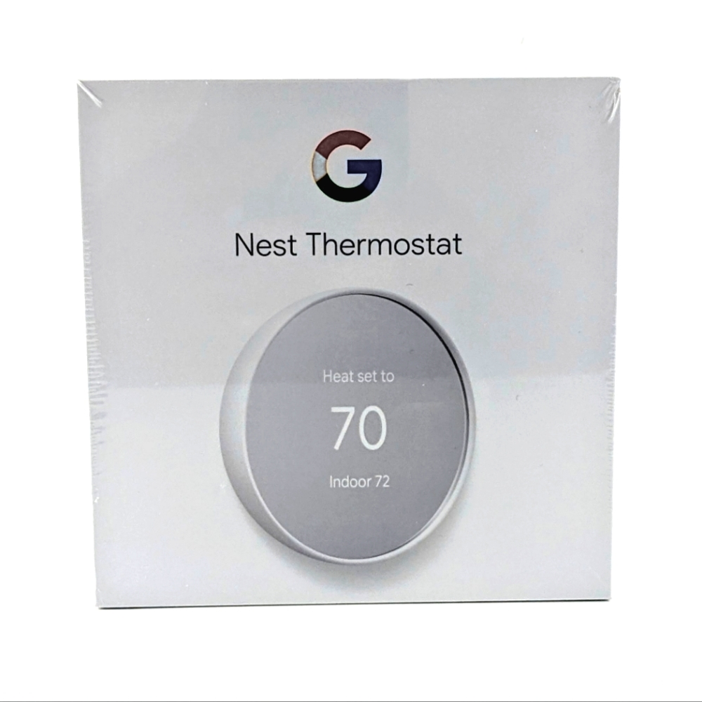 Google Nest Programmable Smart Thermostat – Snow – New & Sealed